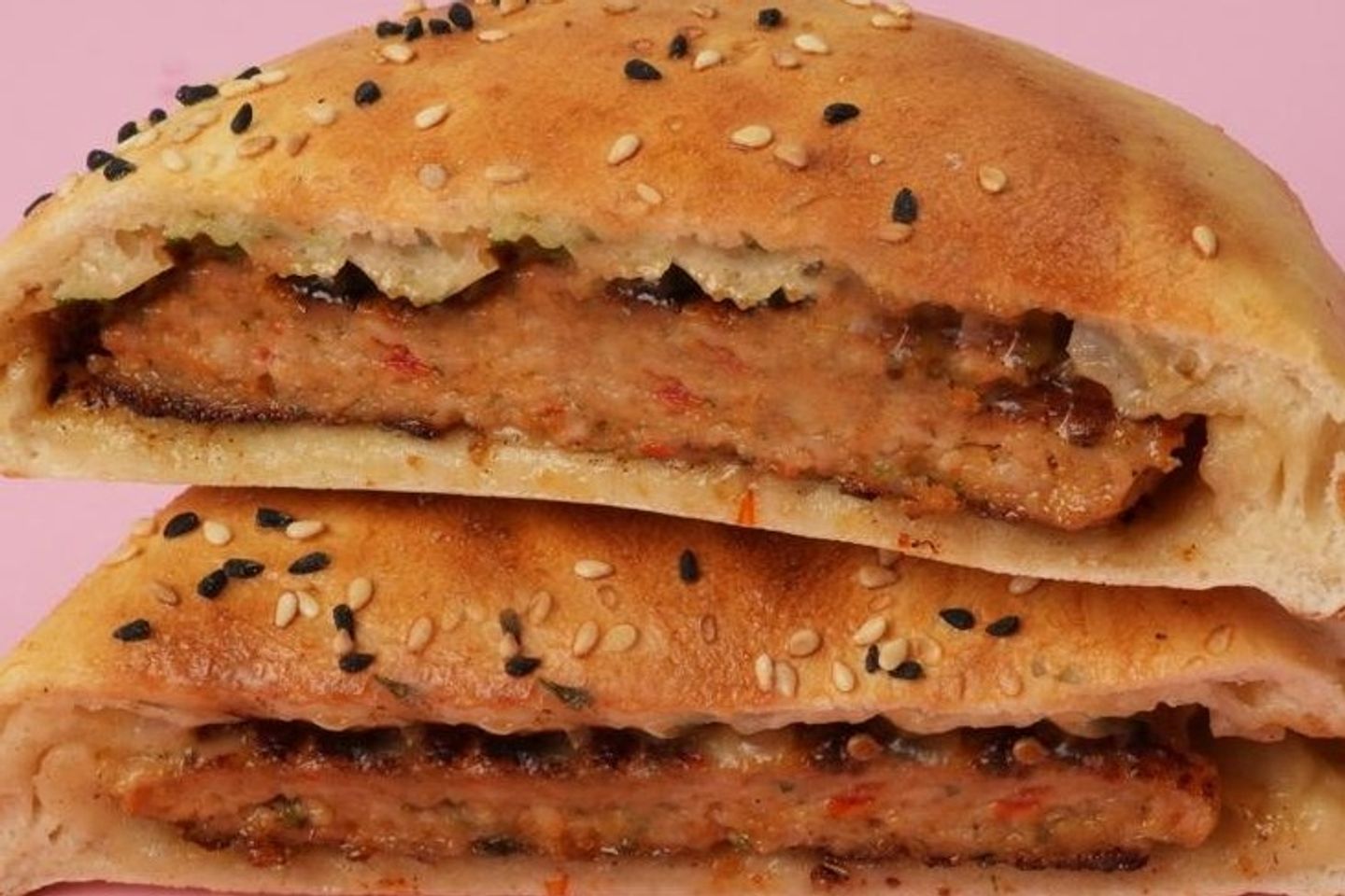 فطيرة برجر دجاج