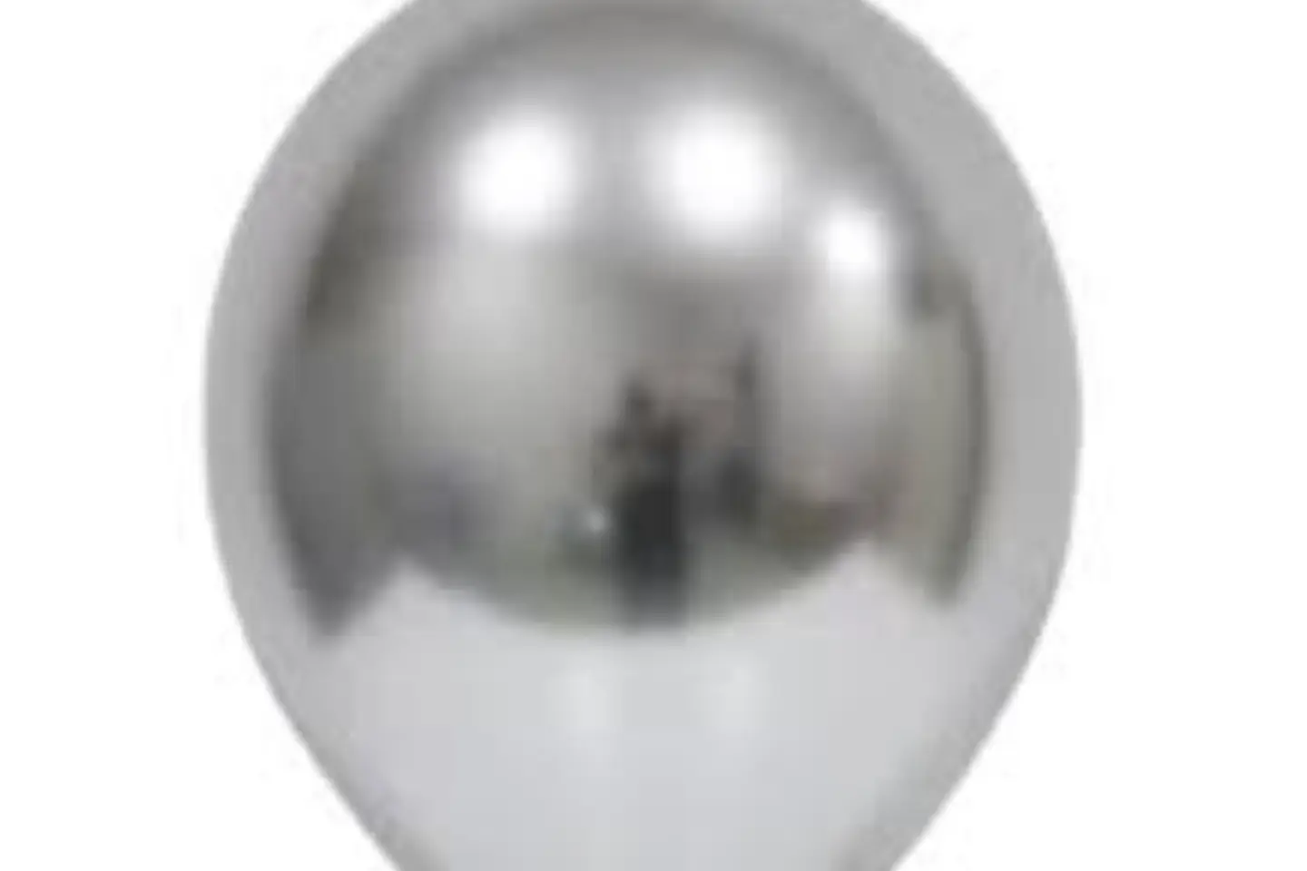 Silver Color Helium Balloon