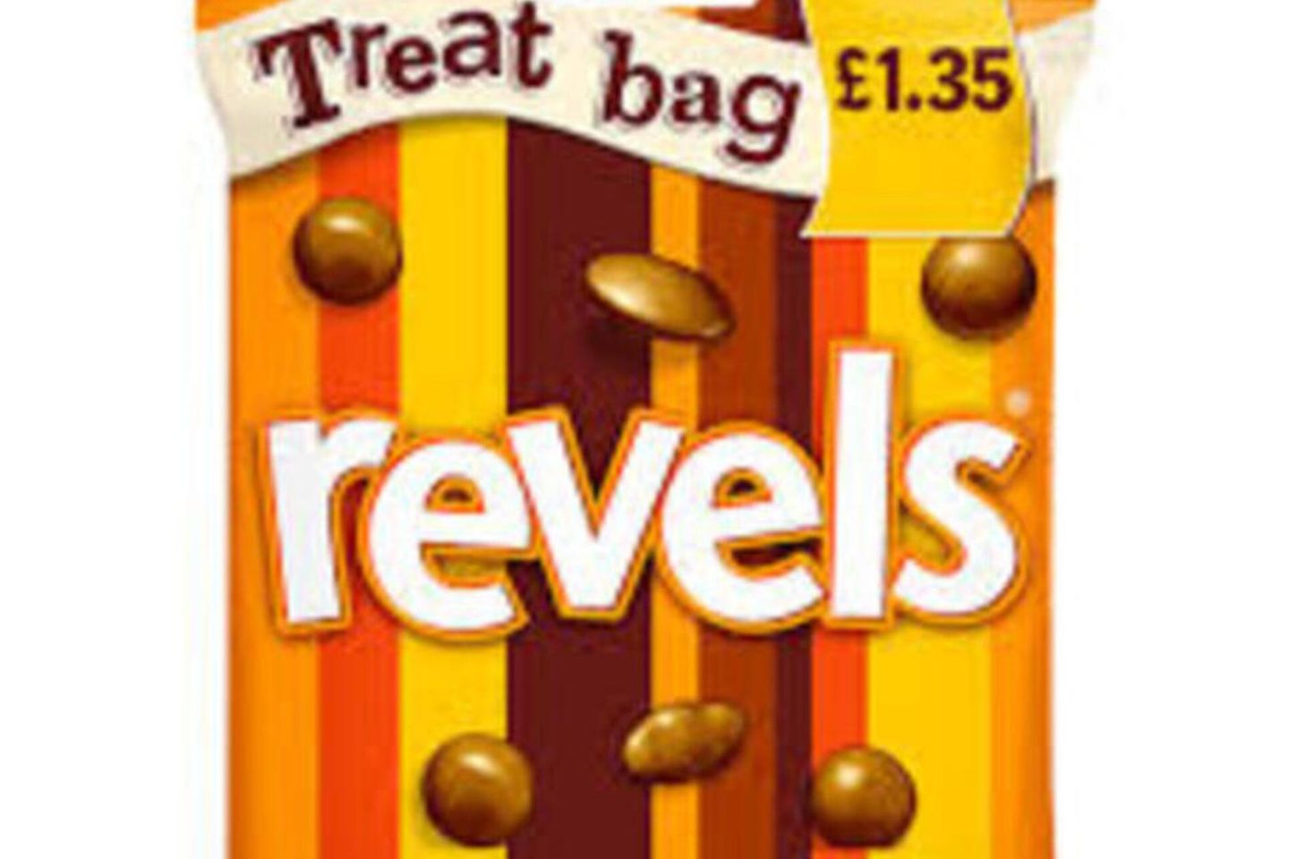 Revels Milk Chocolate With Raisins Coffee Or Orange Treat Bag 71g