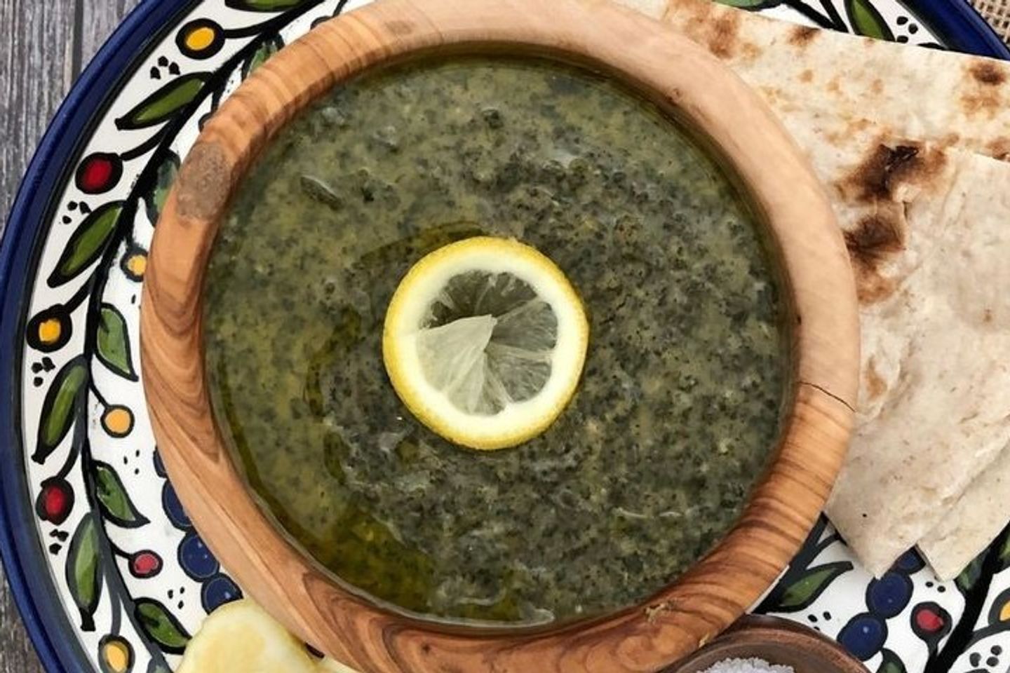 Molokhiya With Shrimp