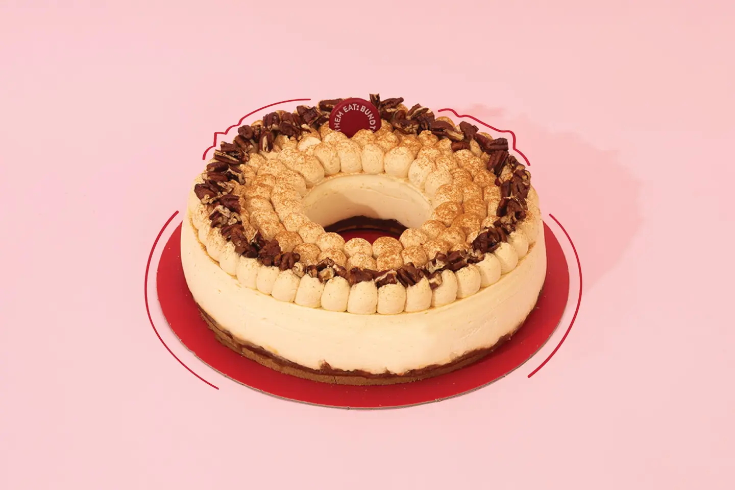 تشيزكيك التمرالسعودي والكراميل المملح