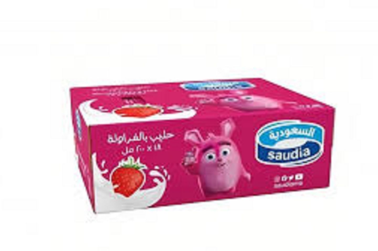 الصافي حليب فراولة ٢٠٠/١٨مل