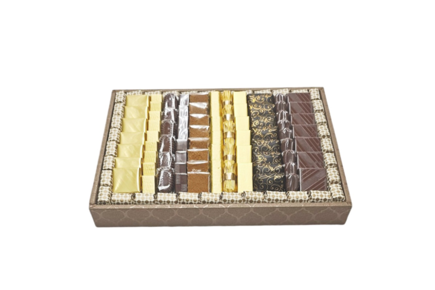 Retangular Brown Chocolate Tray