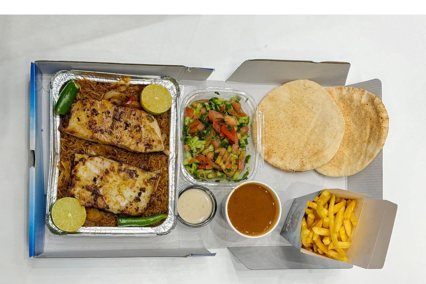 Grilled Hamour Fillet Meal
