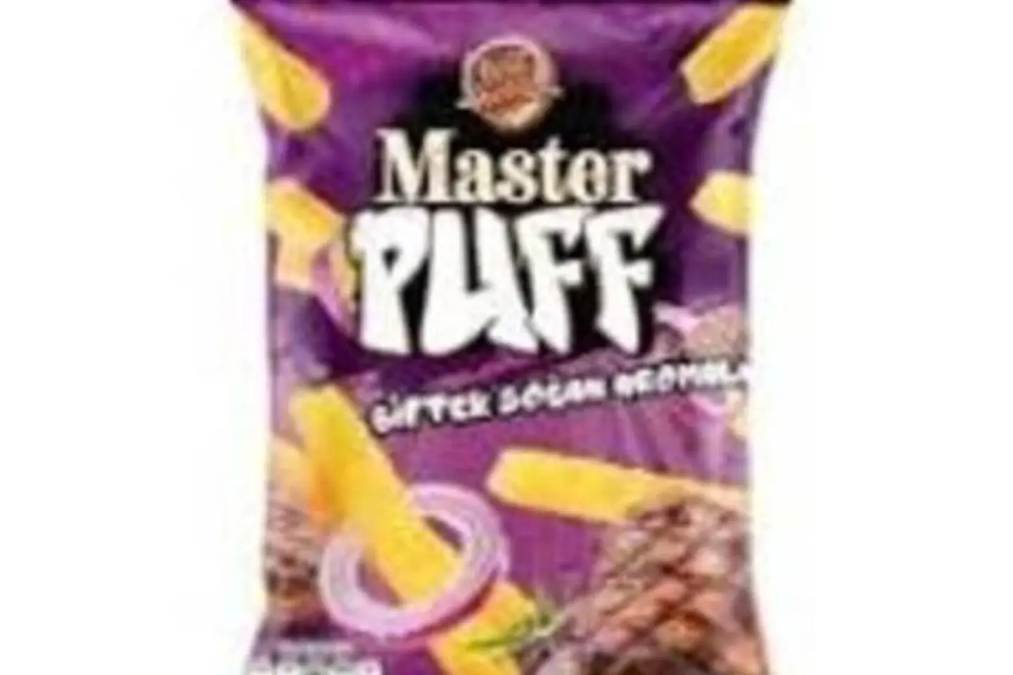 Master Puff Steak Corn Chips Beef   Onion Flavor 90g