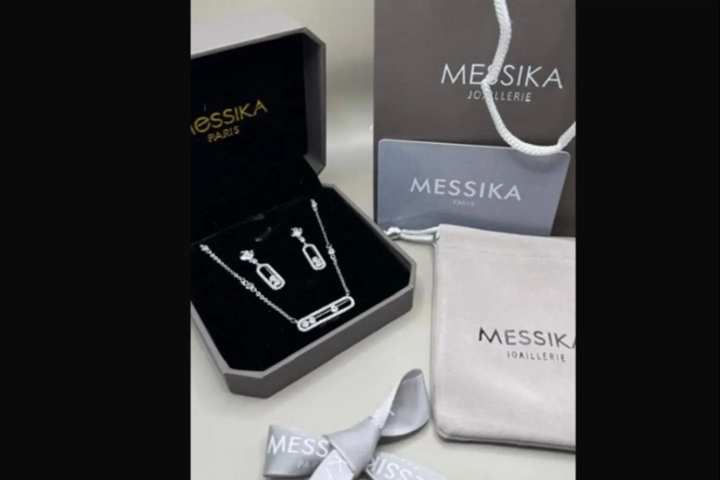 Messika Brand Necklace And Earrings