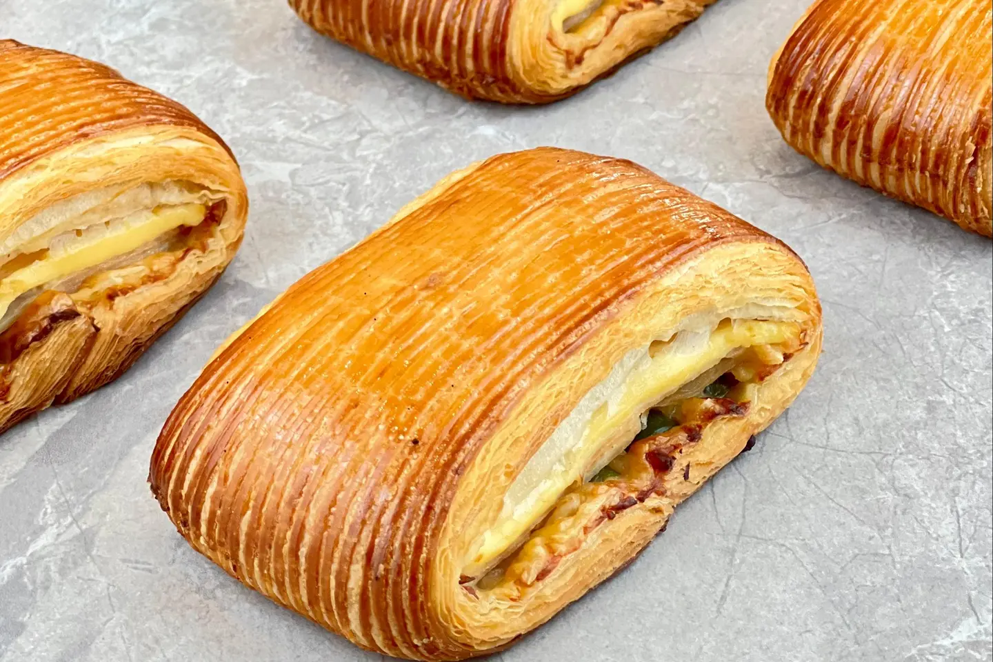 Croissant Pan Turkey And Cheese