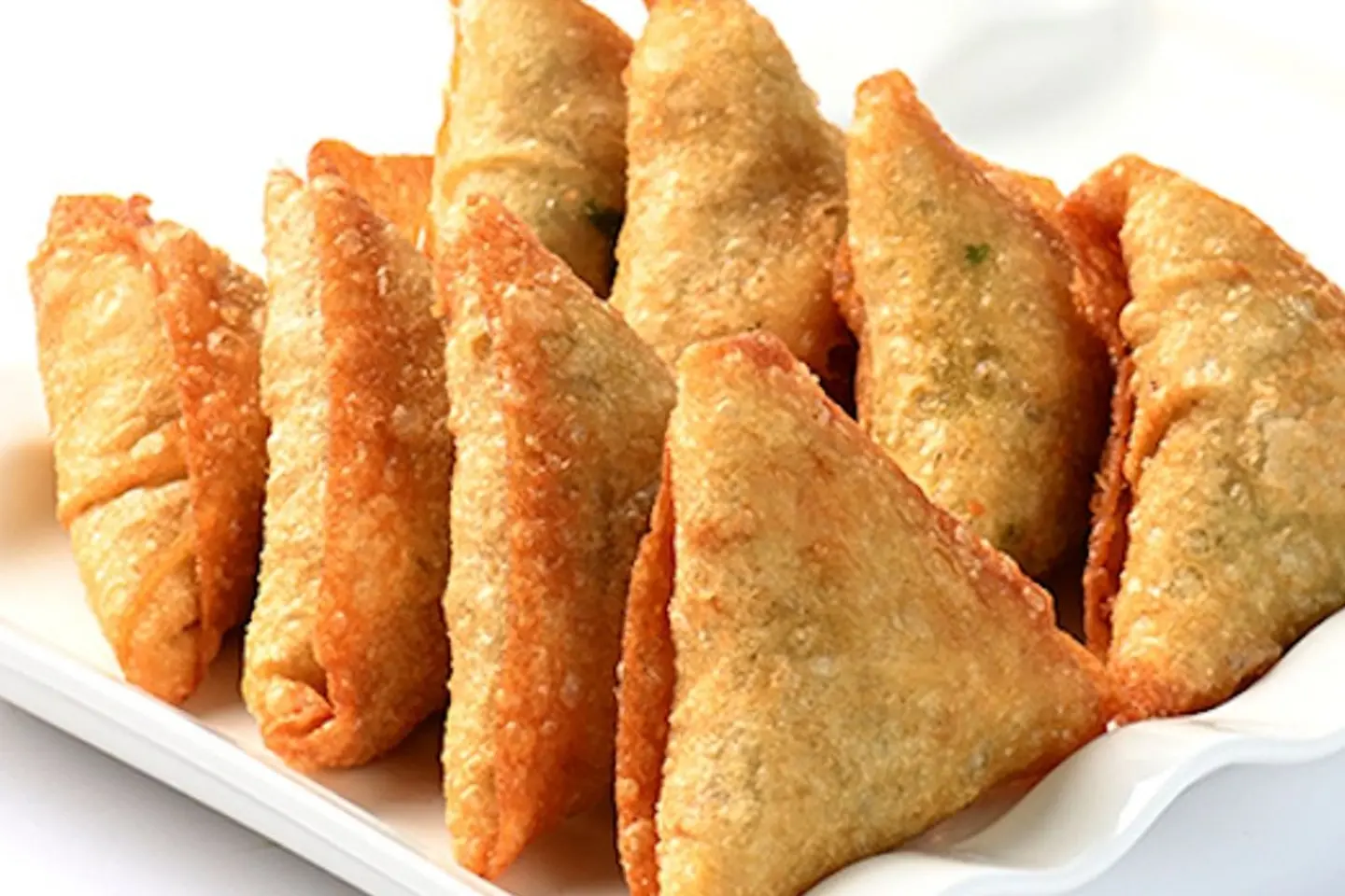 A Quarter Kilo Of White Cheese Samosa