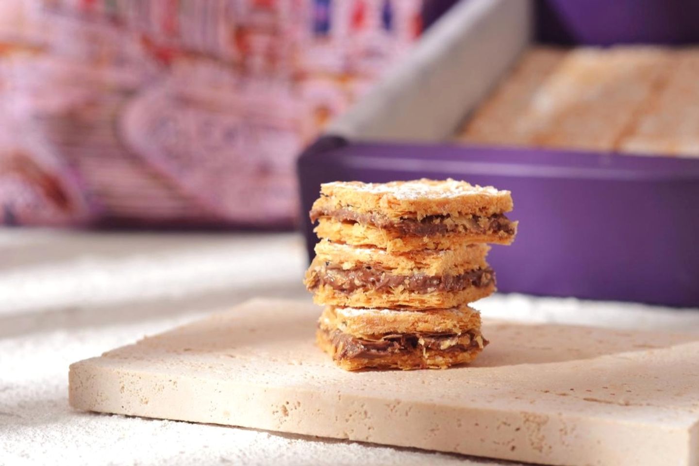 Nutella Millefeuille Layers