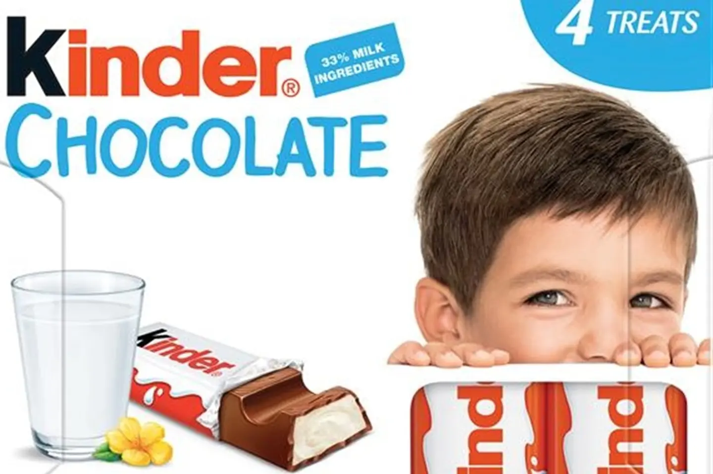 Kinder Chocolate Bar 50g 4pes
