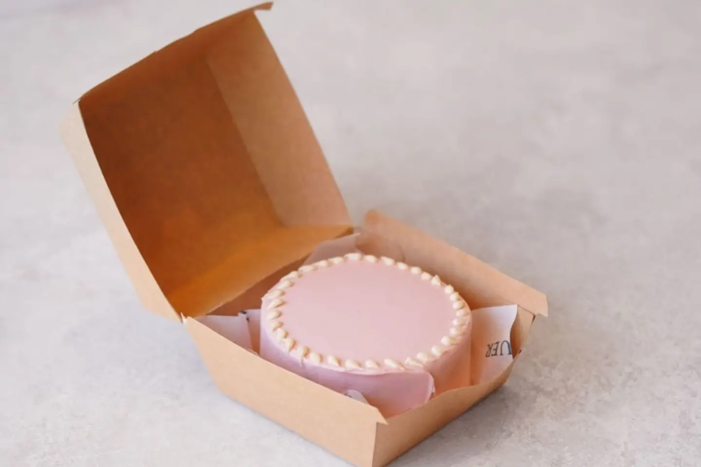 Pink Lunch Box Cake