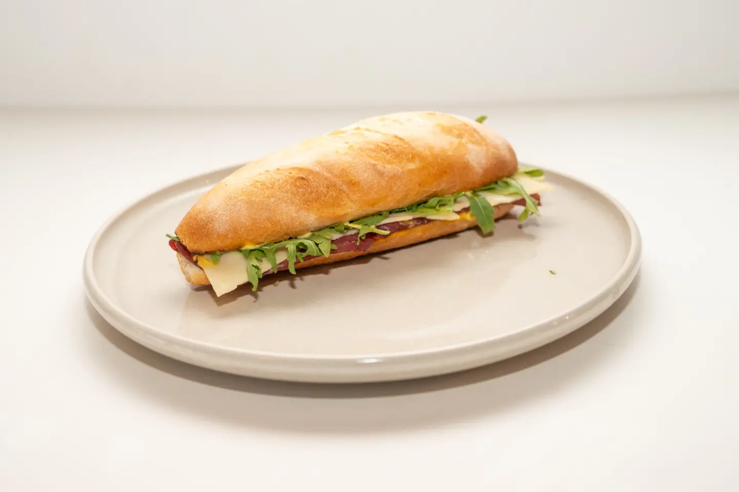 Bresaola And Gruyere Baguette
