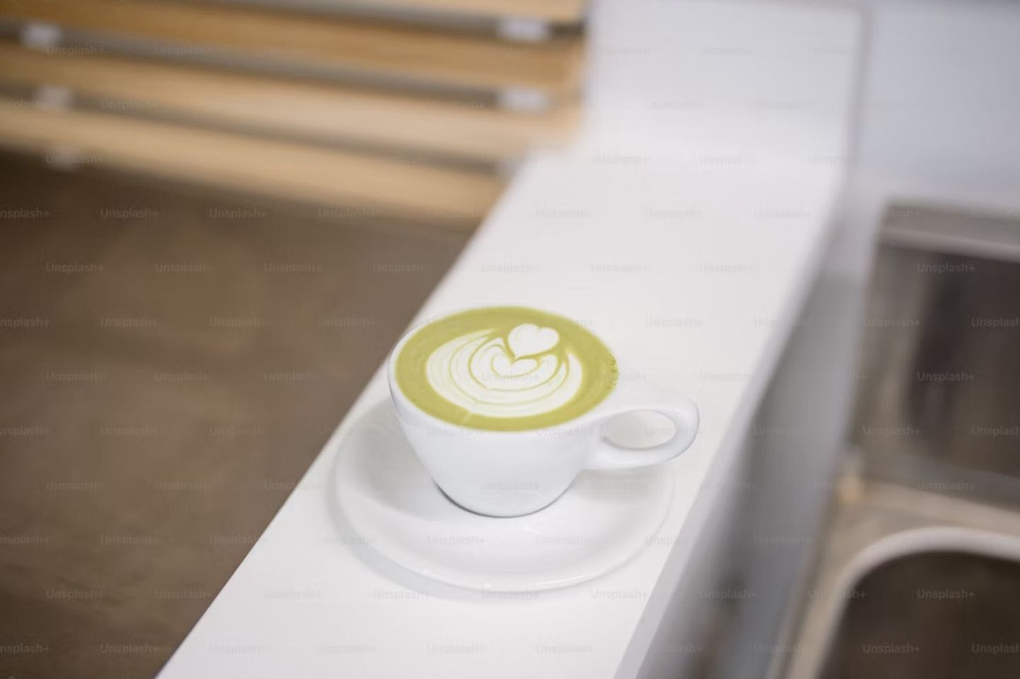 Hot Matcha Vanilla Latte
