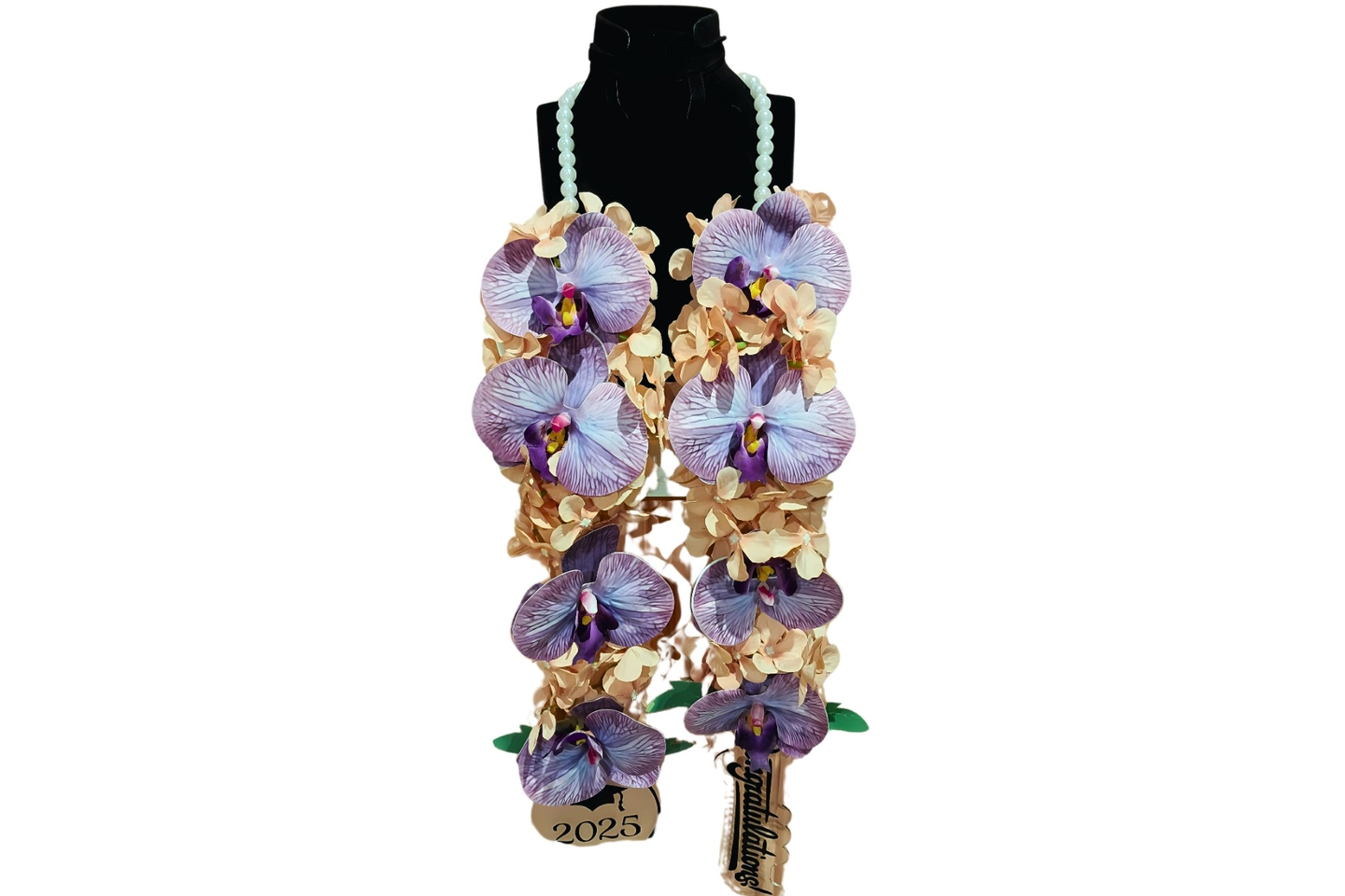 طوق التخرج الأوركيد البنفسجي