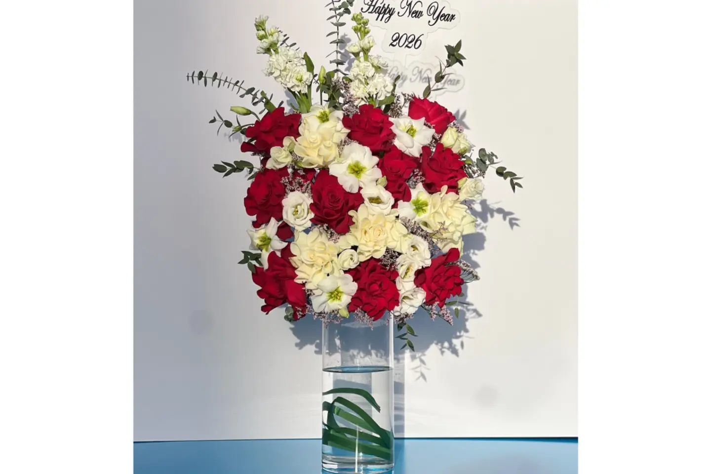 هدية رأس السنة - مزهرية زهور ميثيليوم