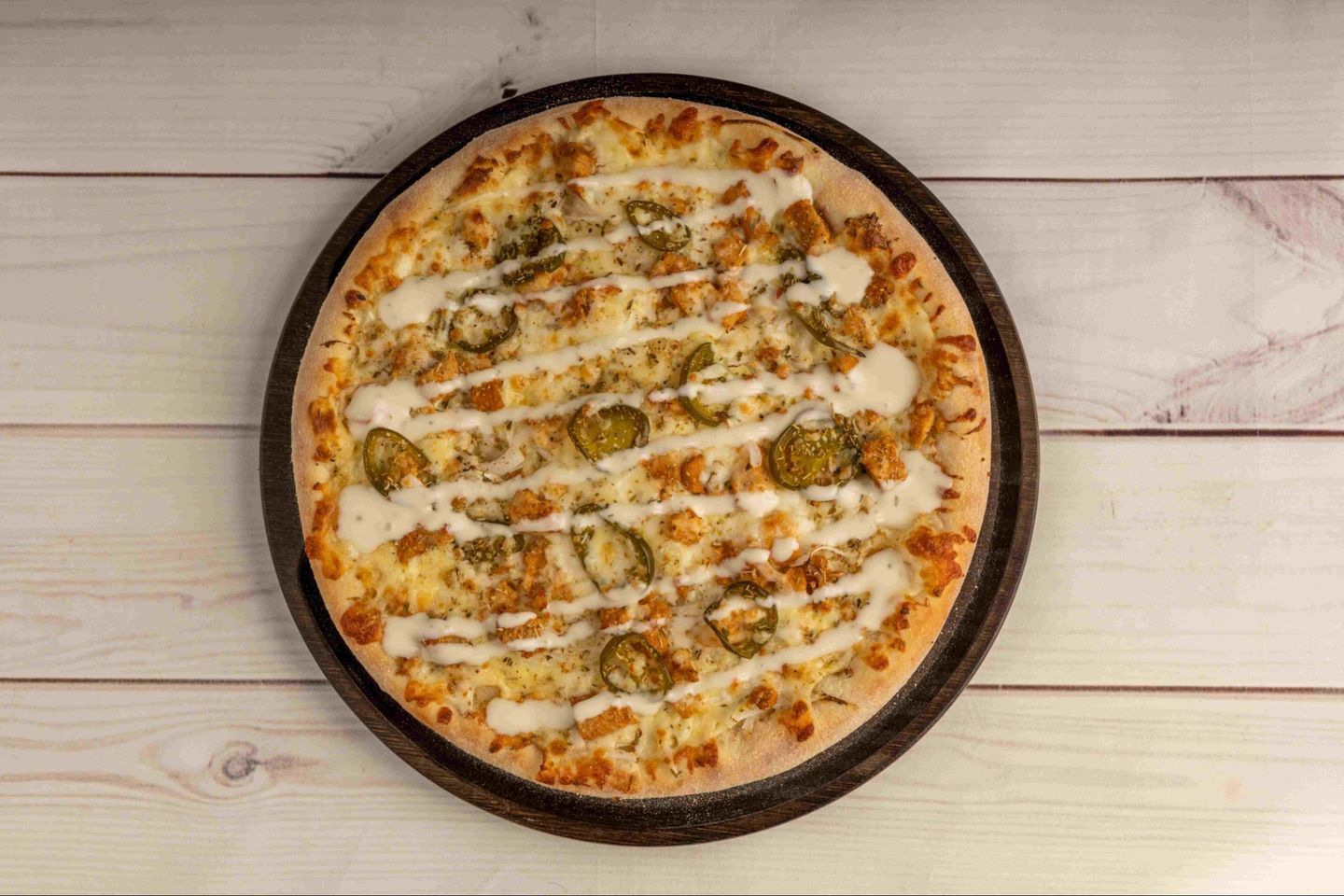 Mega Epic Chicken Ranch N Jalapeño Pizza