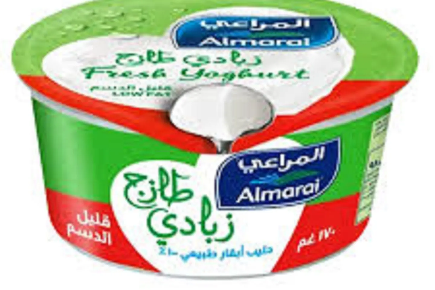 زبادي المراعي طازج قليل الدسم ١٧٠غم