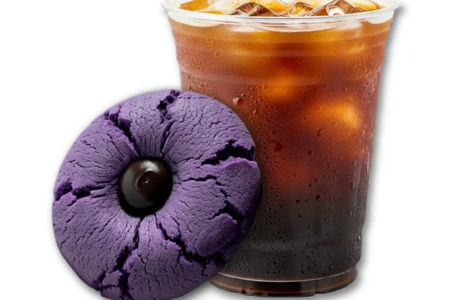Purple Cookies + Today's Cold Coffee
