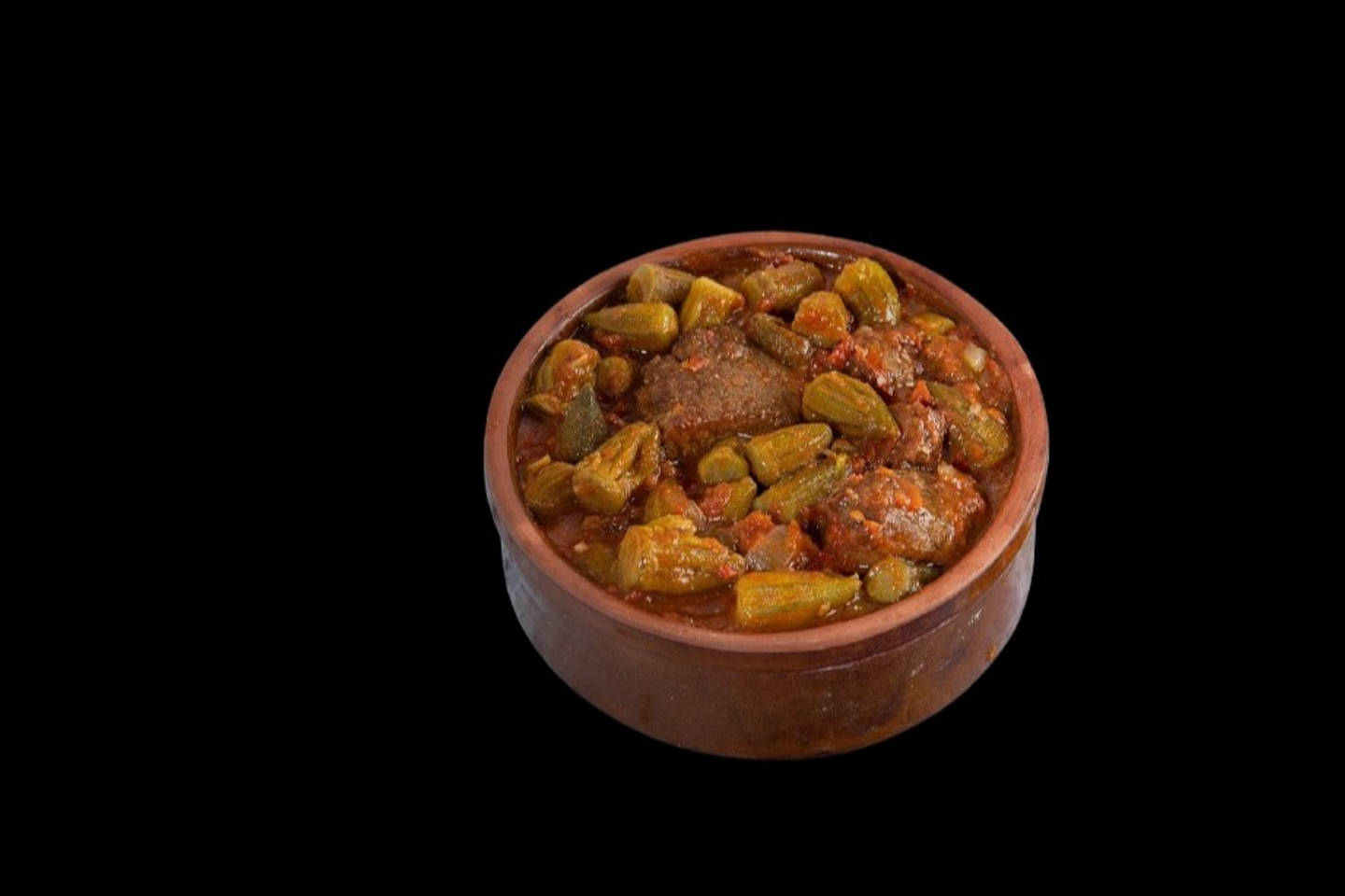 Okra Casserole With Meat