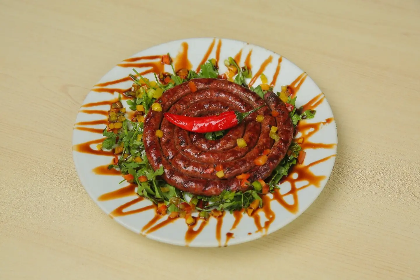 طبق سجق مشوي