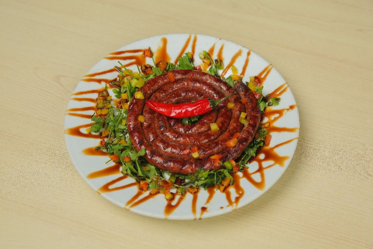 طبق سجق مشوي