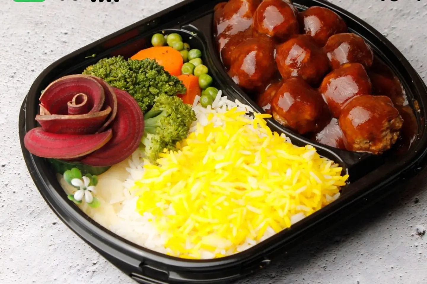 كرات اللحم باربيكيو صوص