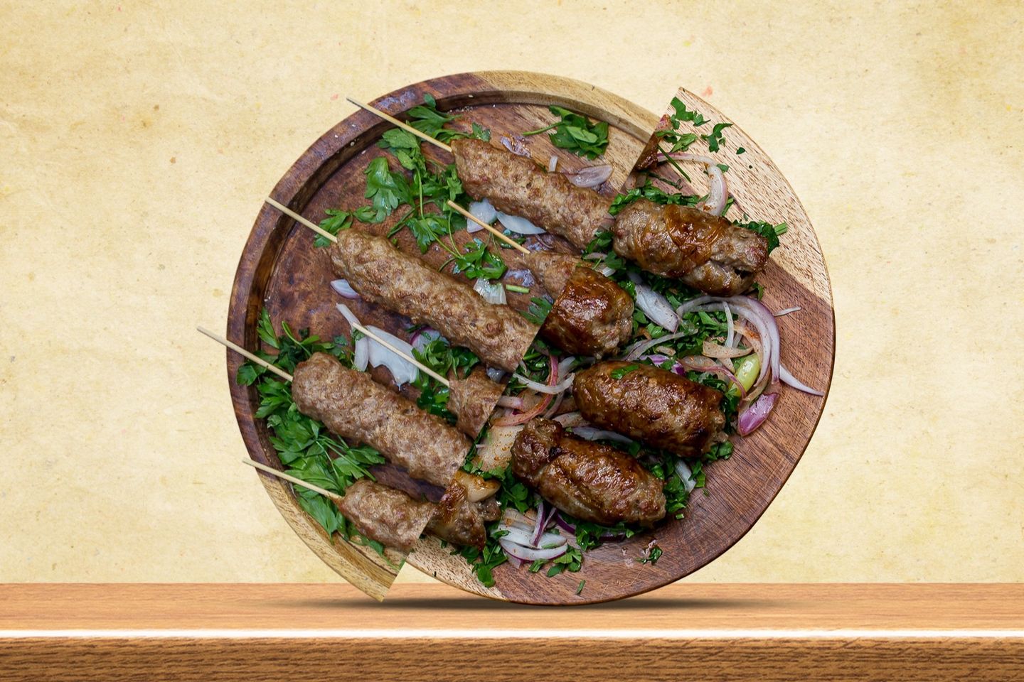 ربع مشكل كباب وطرب