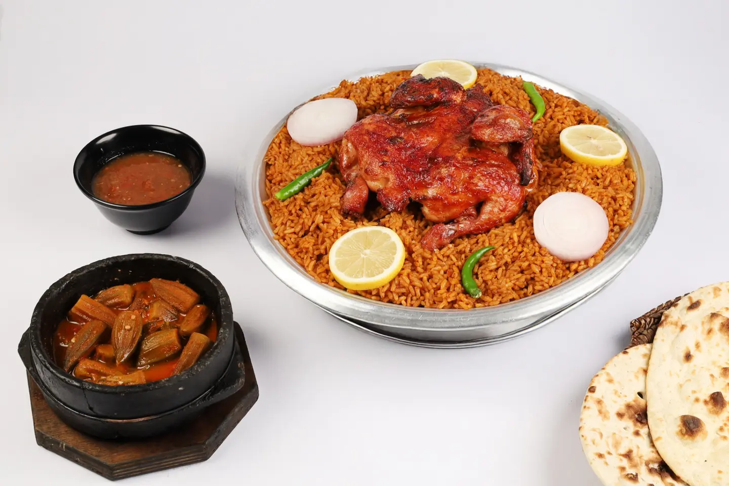 حبة شواية مع بامية