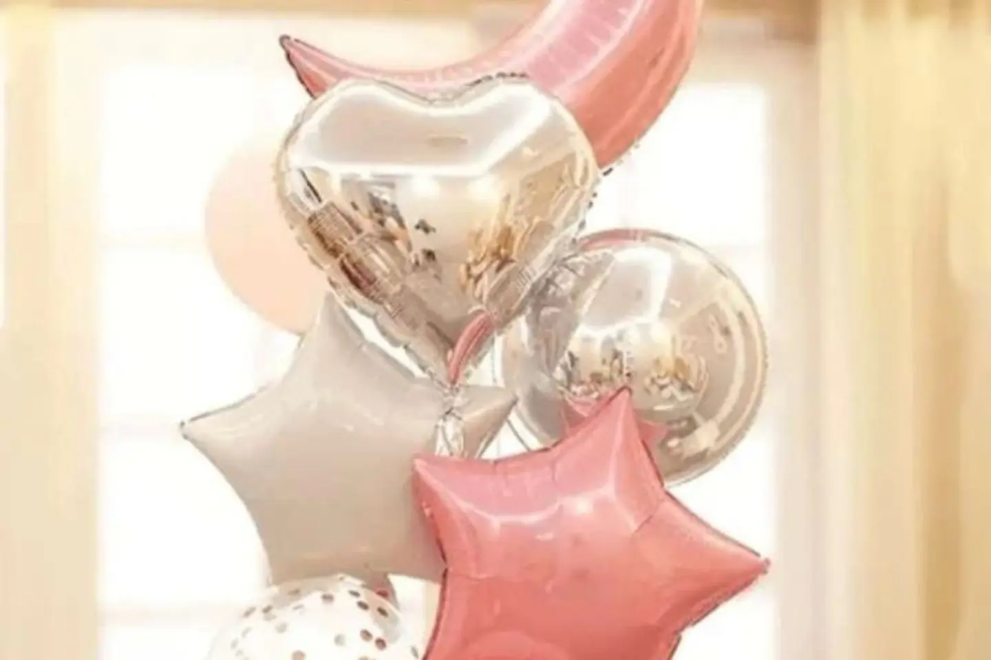 مجموعة سبعة بلالين احتفالية