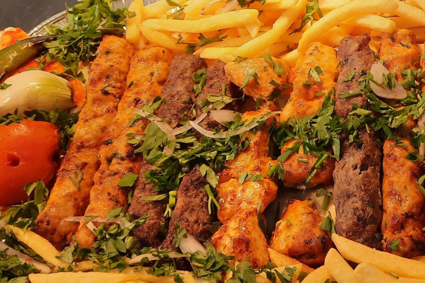 نص كيلو مشاوى مشكل ٨ اسياخ