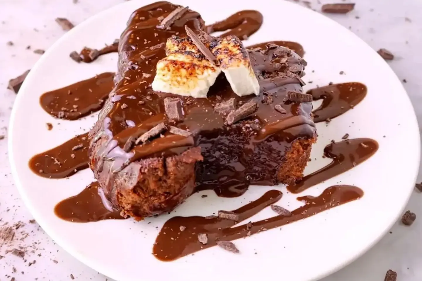 فرنش توست شوكولاته ساخنة