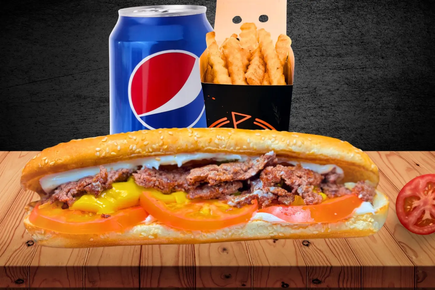 وجبة ستيك كومبو لحم