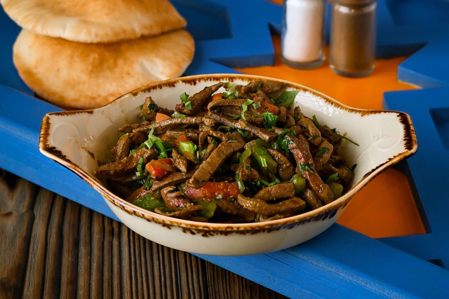 طبق كبدة سادة