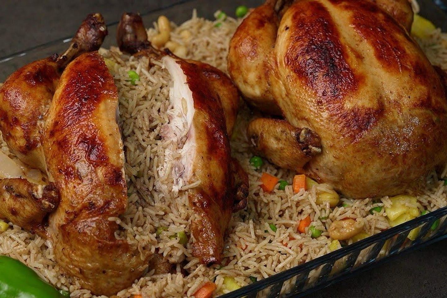 دجاج محشي