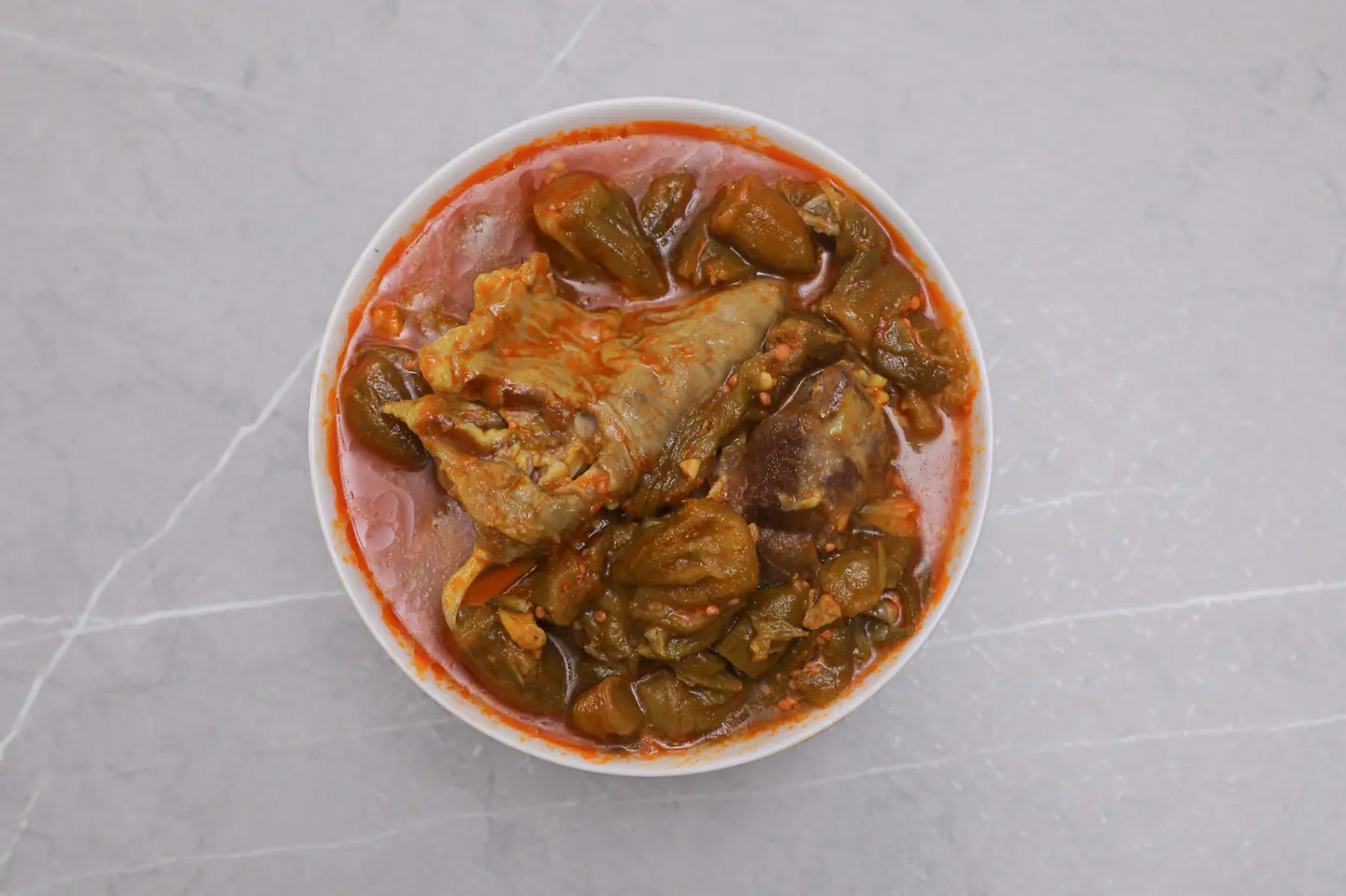 Okra With Meat