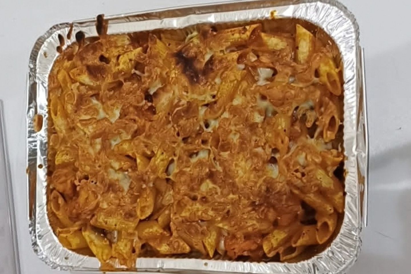 طاجن مكرونه روبيان كبير