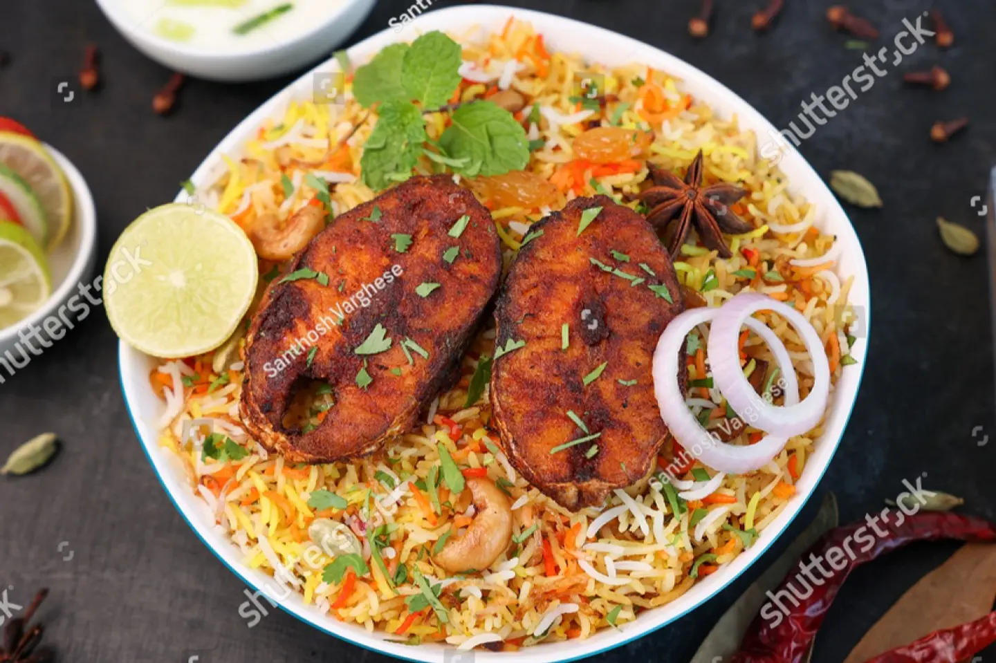 برياني السمك