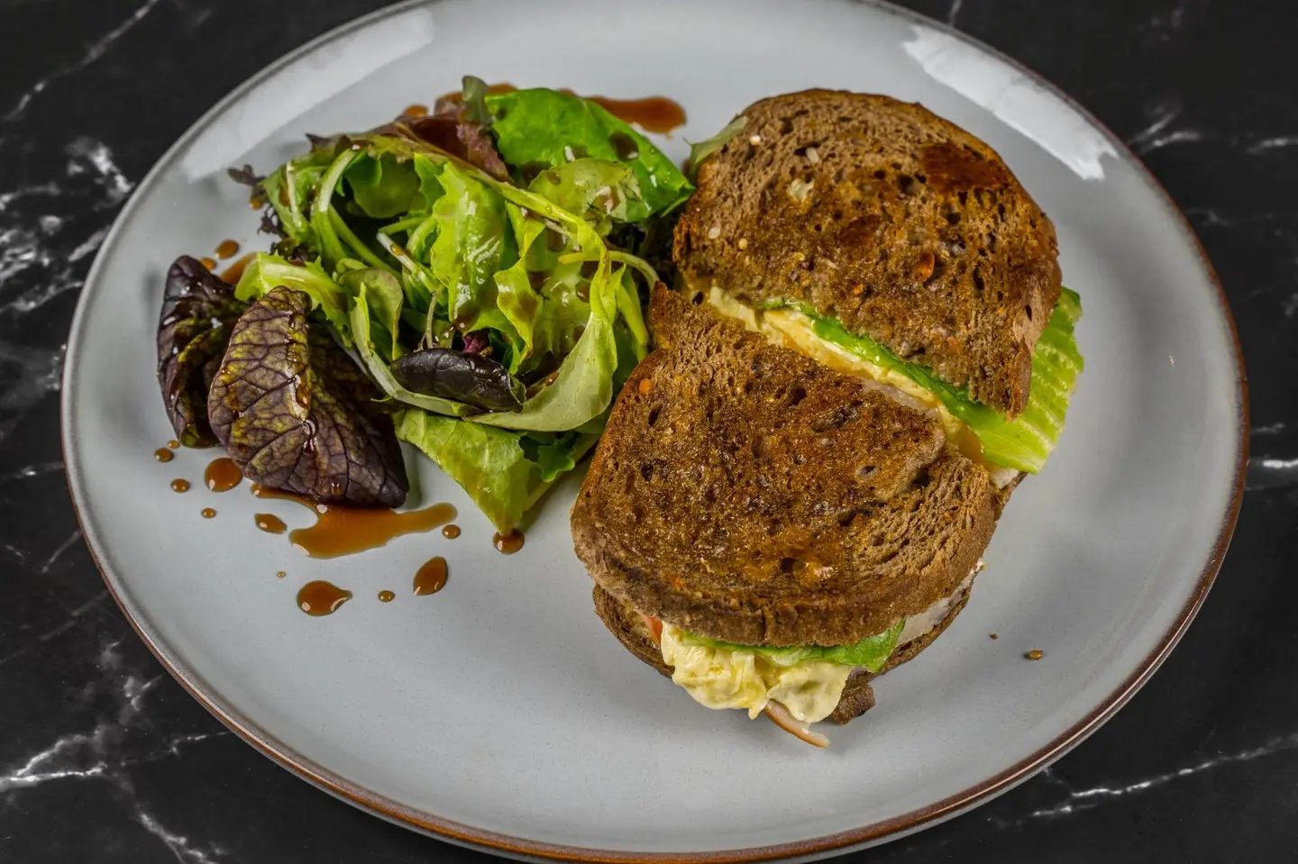 Turkey Omelette Sandwich