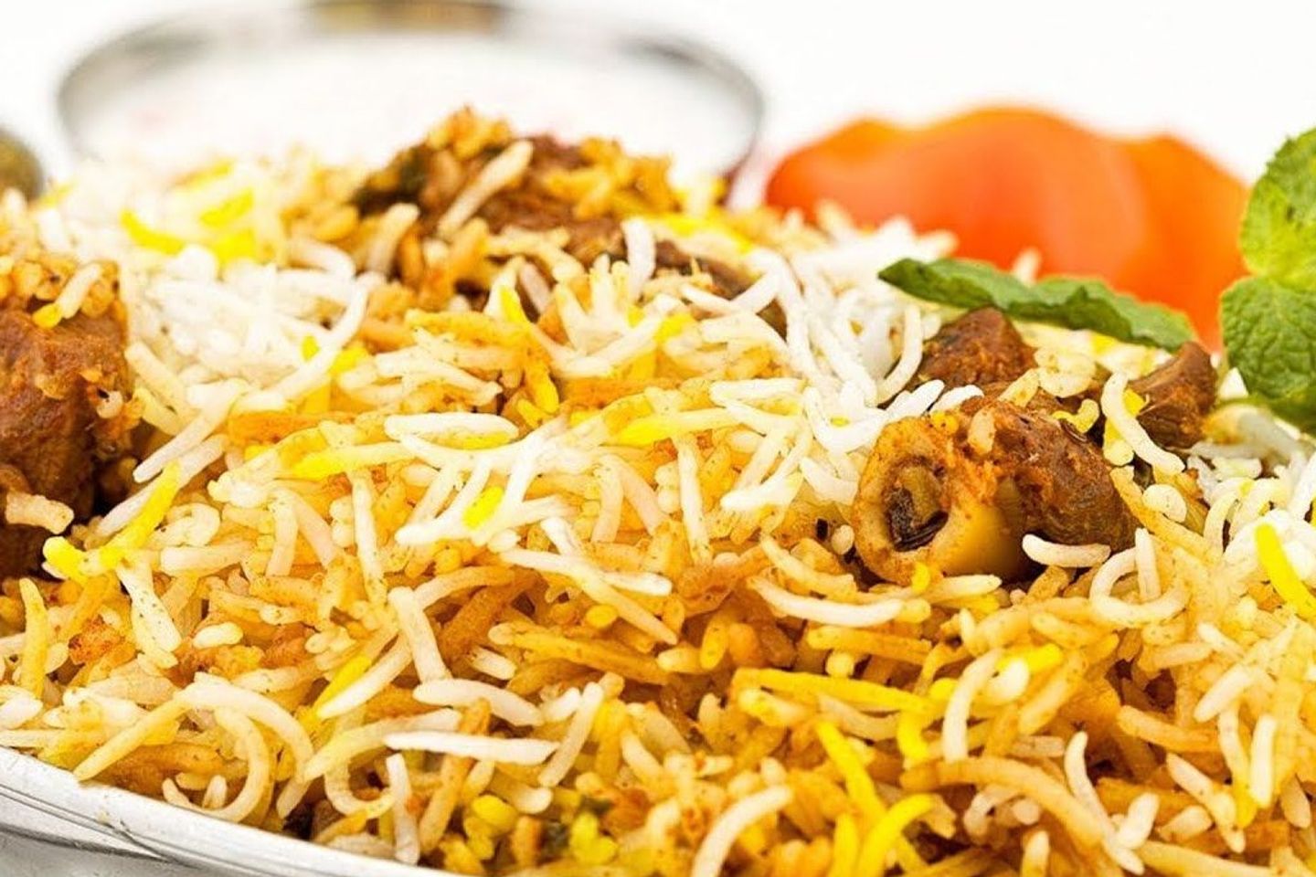 طبق برياني لحم الضأن