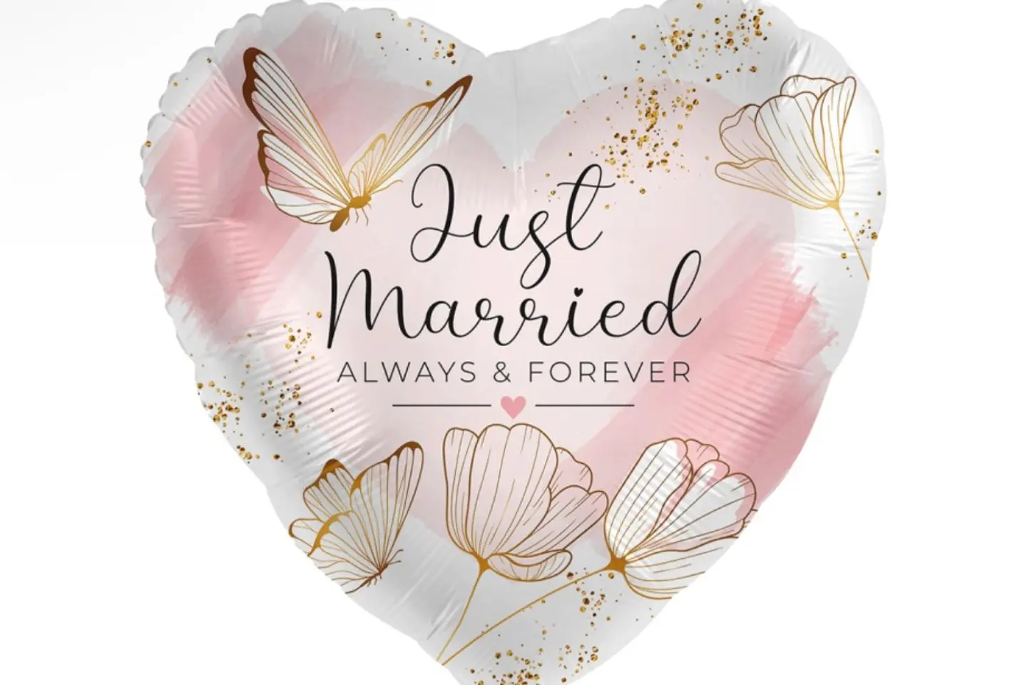 Balloon With The Phrase Just Married