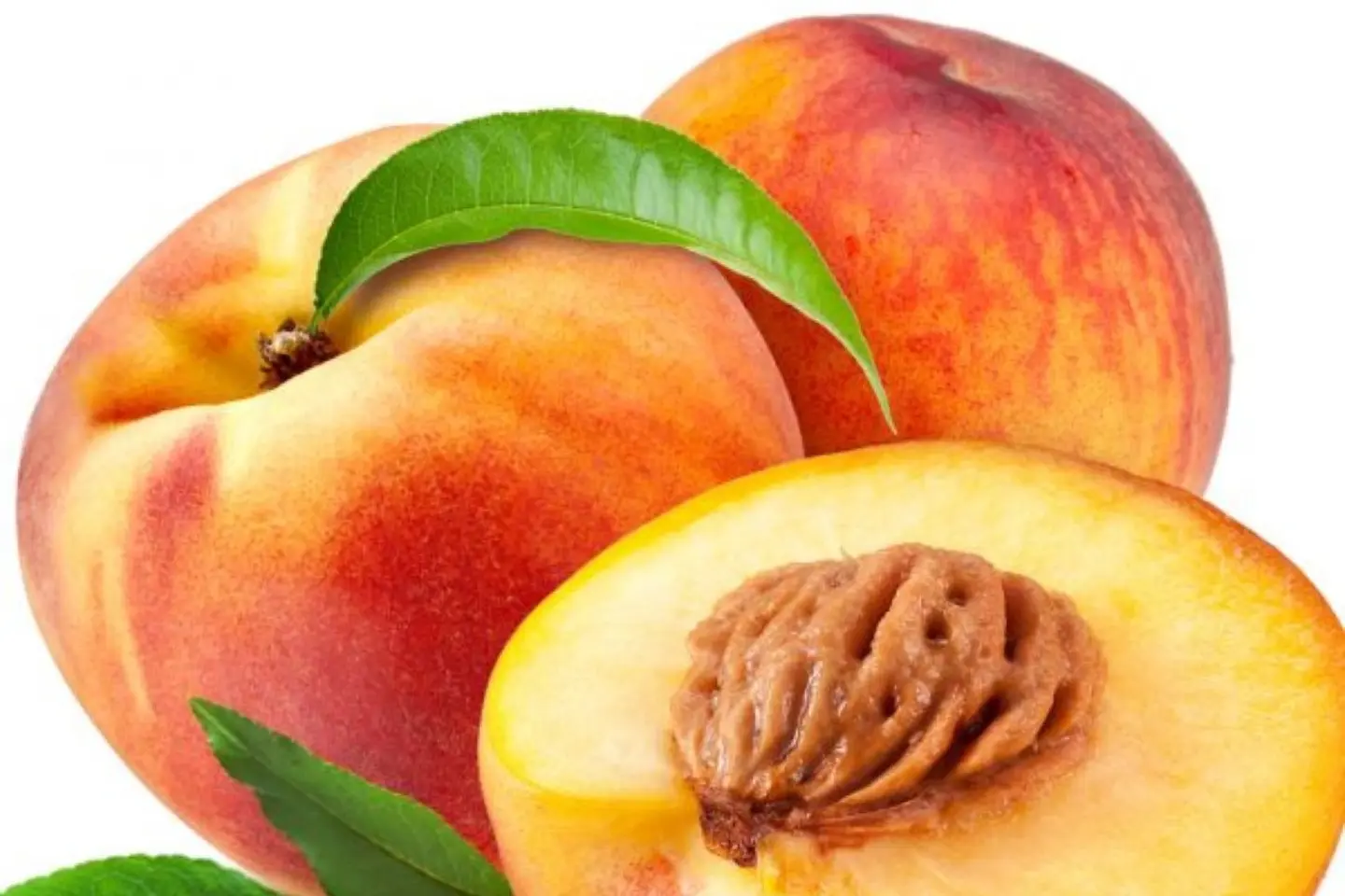 قطع خوخ طازج
