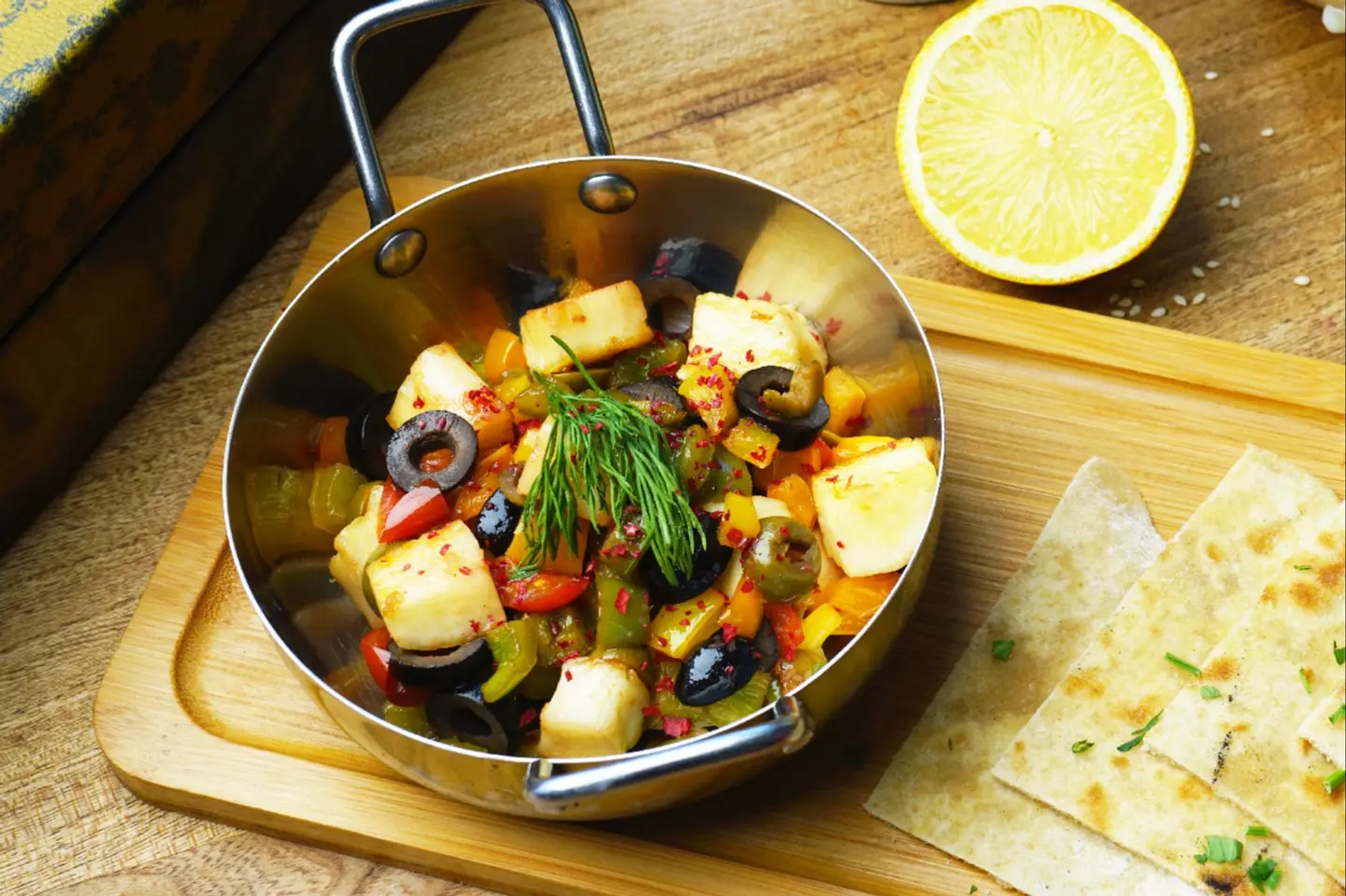 Grilled Roasted Halloumi