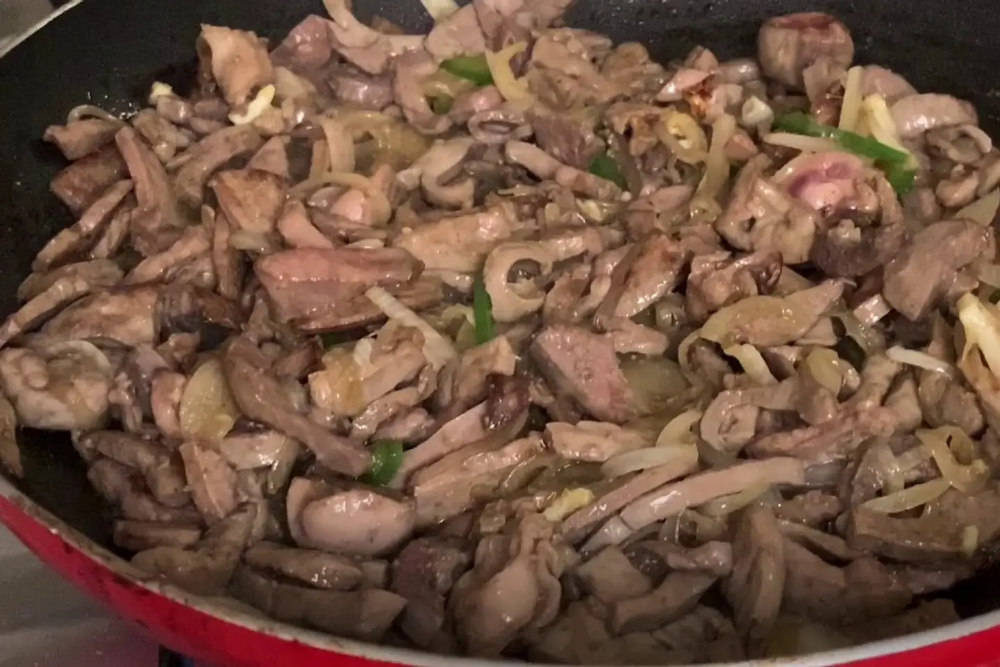 Plate Of Liver On  Saj