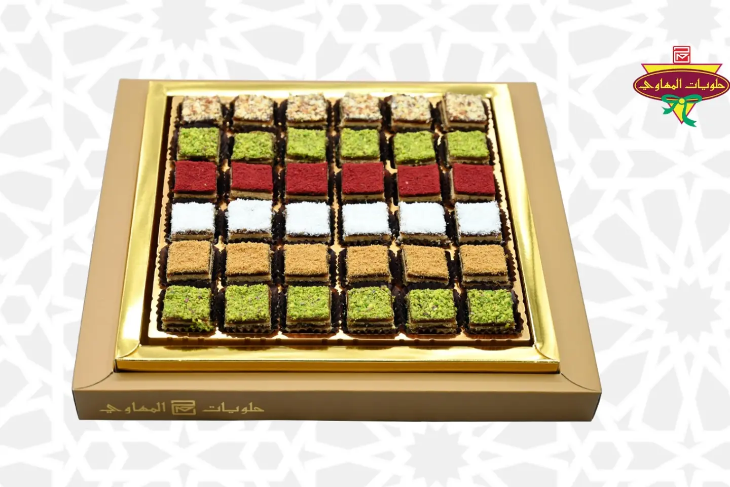 علبة بسكويت تمر فاخر ٤