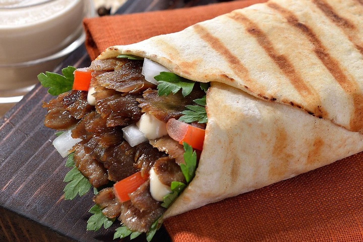 شاورما لحم صغير