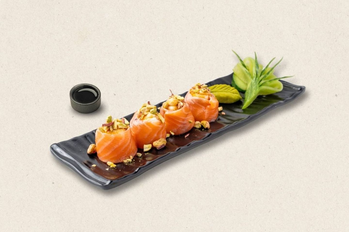 Pistachio Salmon Roll