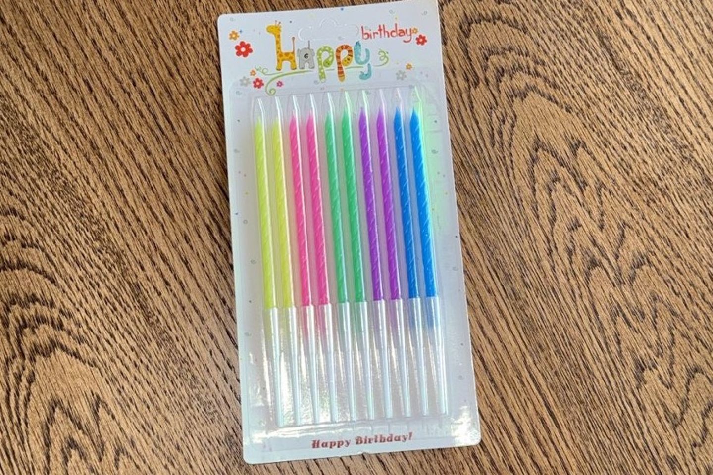 Colored Candles Long
