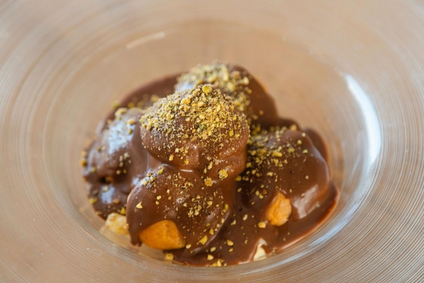 Profiteroles With Chocolate Ganache