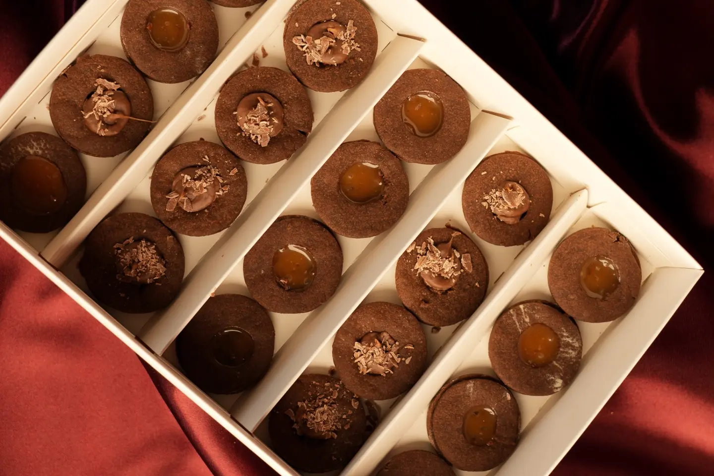 بوكس سولد كراميل قهوه وسط