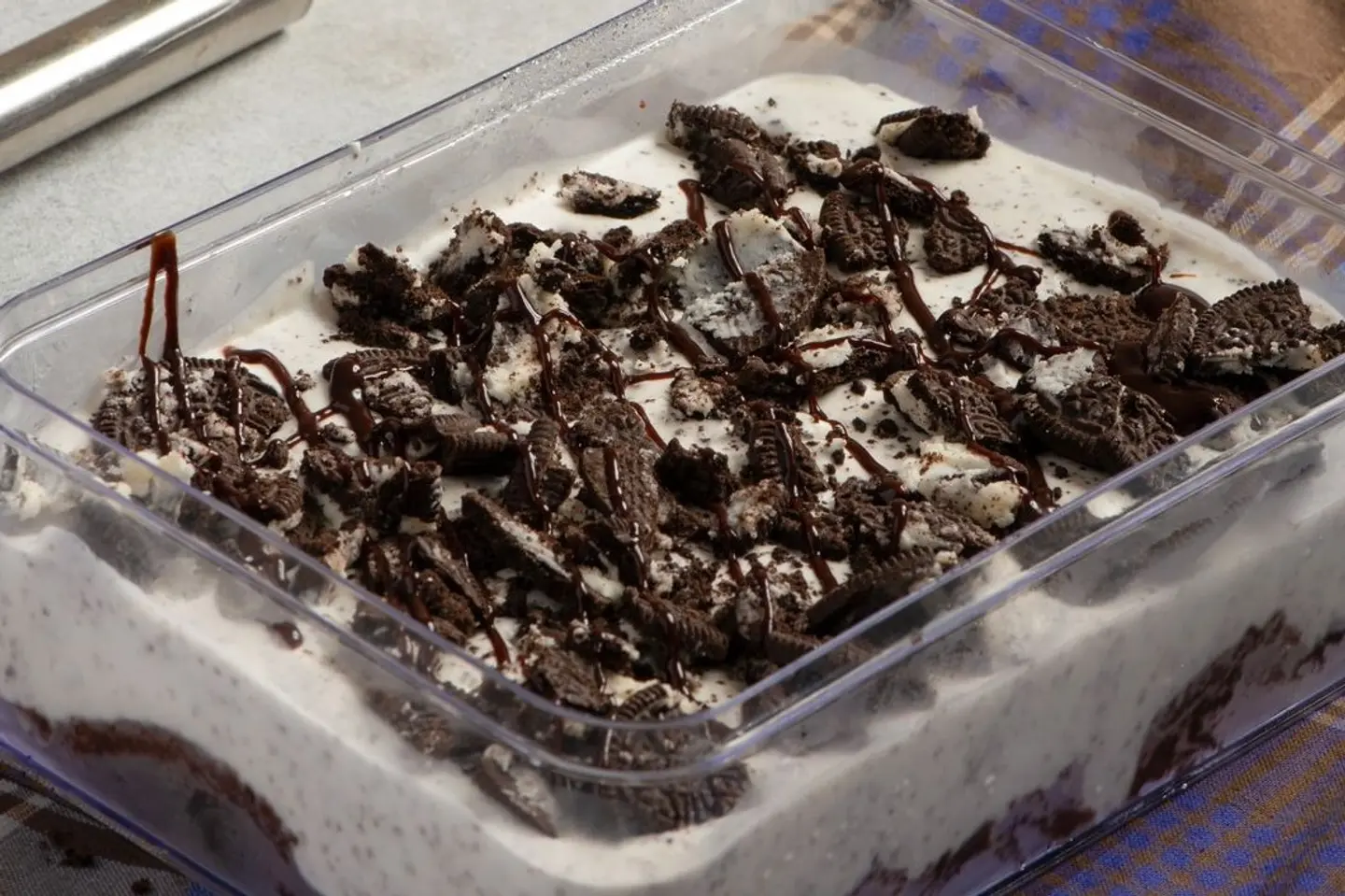 Ice Cream Cake With Oreo